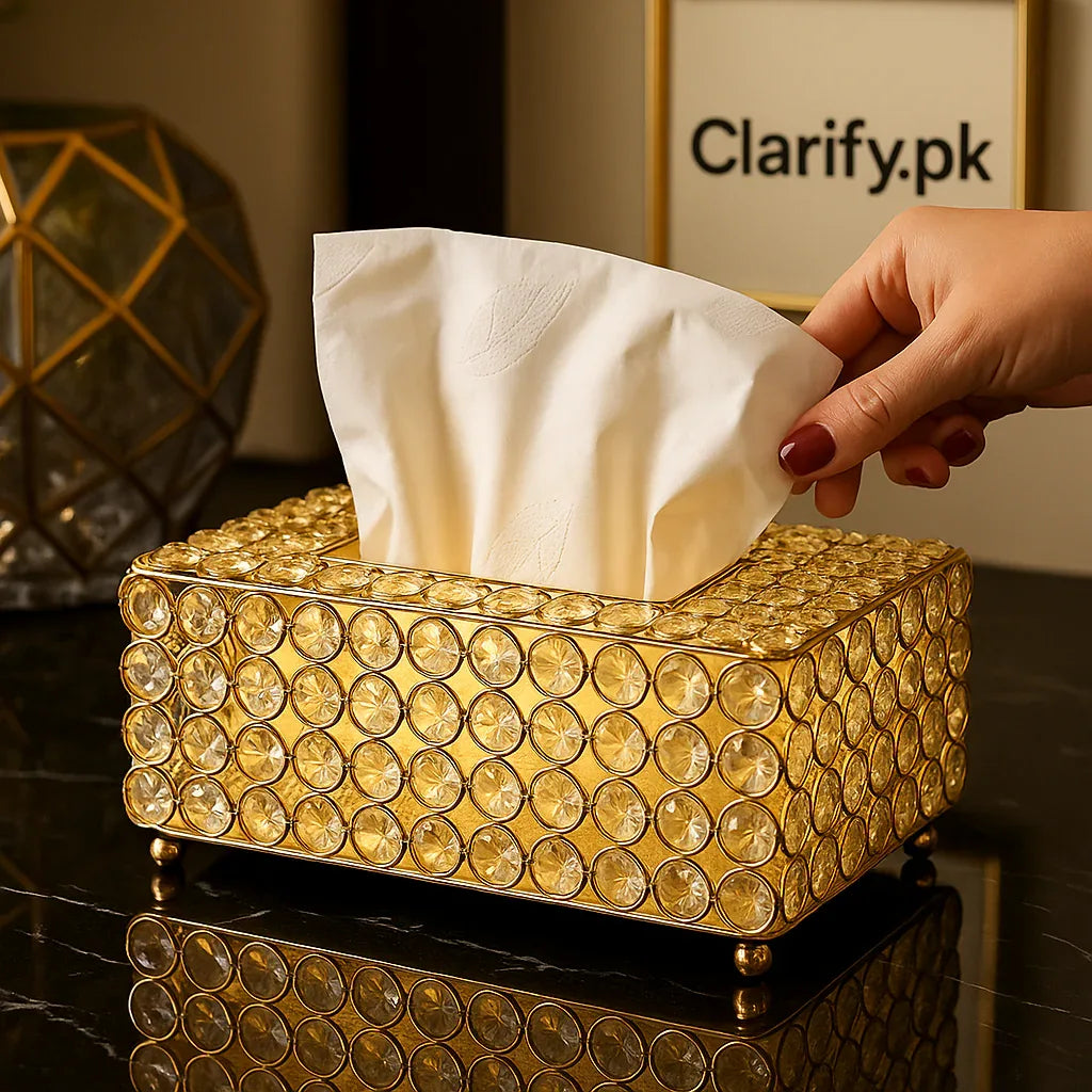 Metal Round Beats Tissue Box – Premium Design