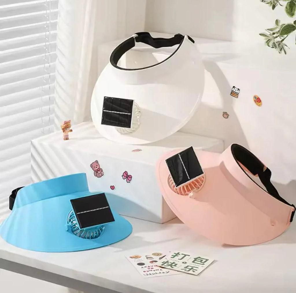 Cooling Fan Sun Hat - Adjustable Temperature Controller and Breathable Design for Sun Protection and Outdoor Activities
