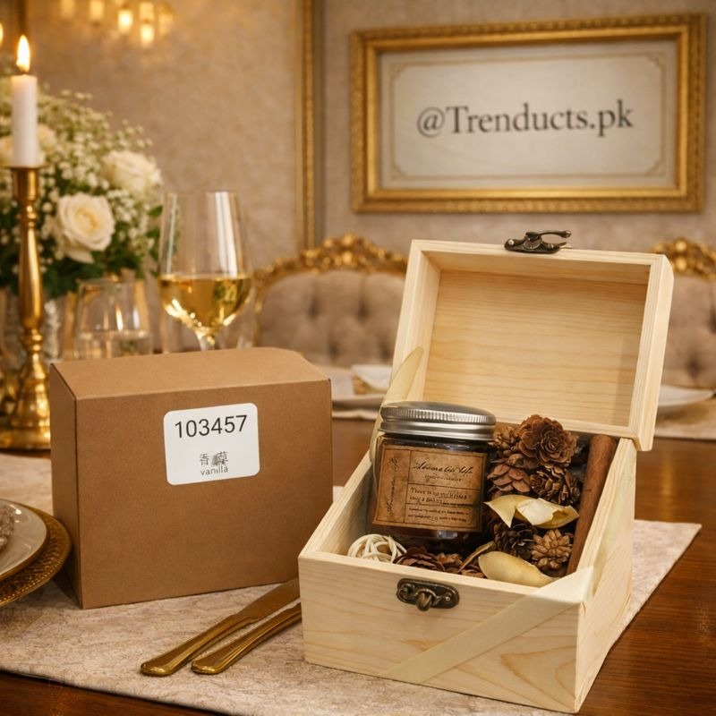 Natural Mehak Potpourri Wooden Gift Box