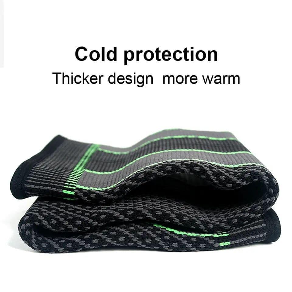 Elastic Knee Support Brace with Strap for Full-Length Protection
