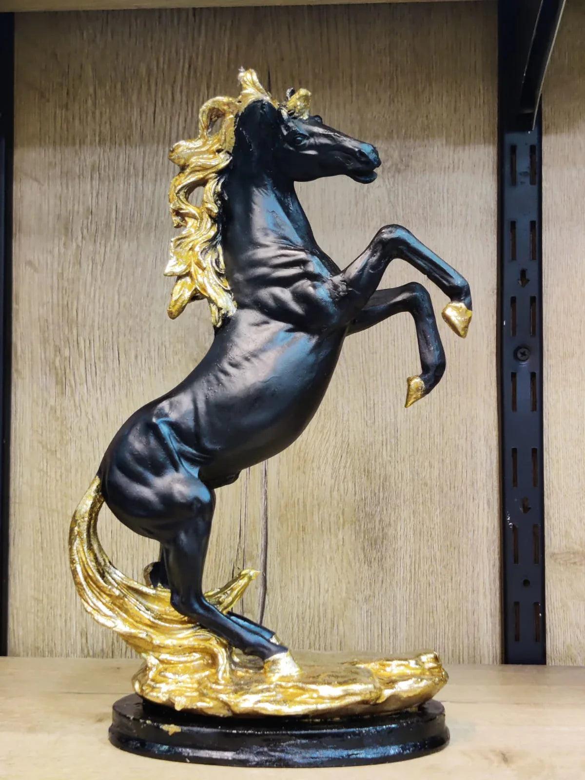 Luxury Rearing Horse Statue – Elegant Home Décor (Medium Size)