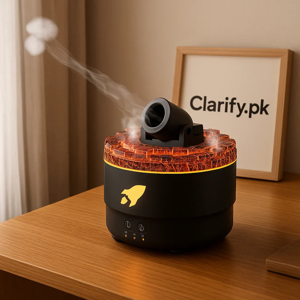 Volcanic Crack Light Cannon Humidifier & Diffuser