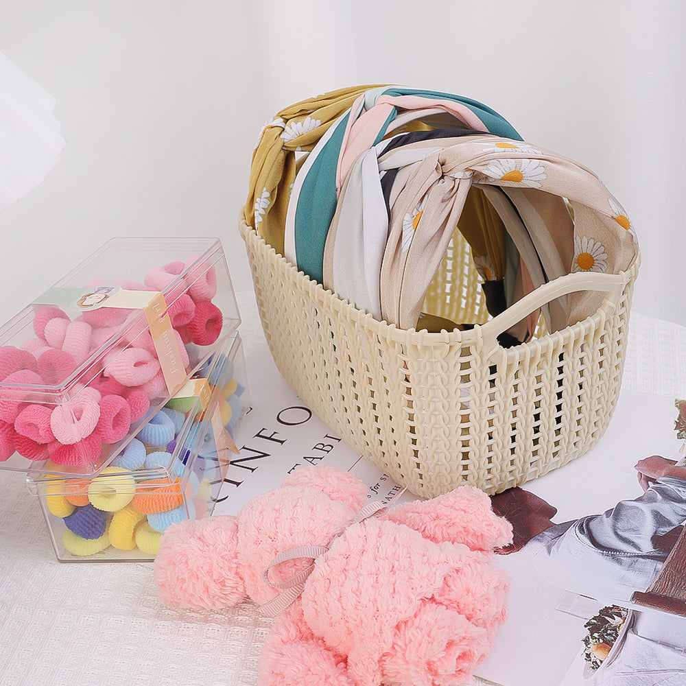 Multipurpose Basket - Elegant Flower Design