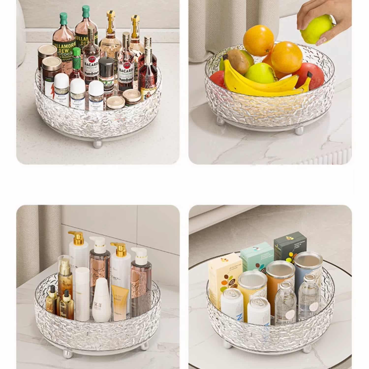 Luxury 360° Rotating Multi-Functional Tray