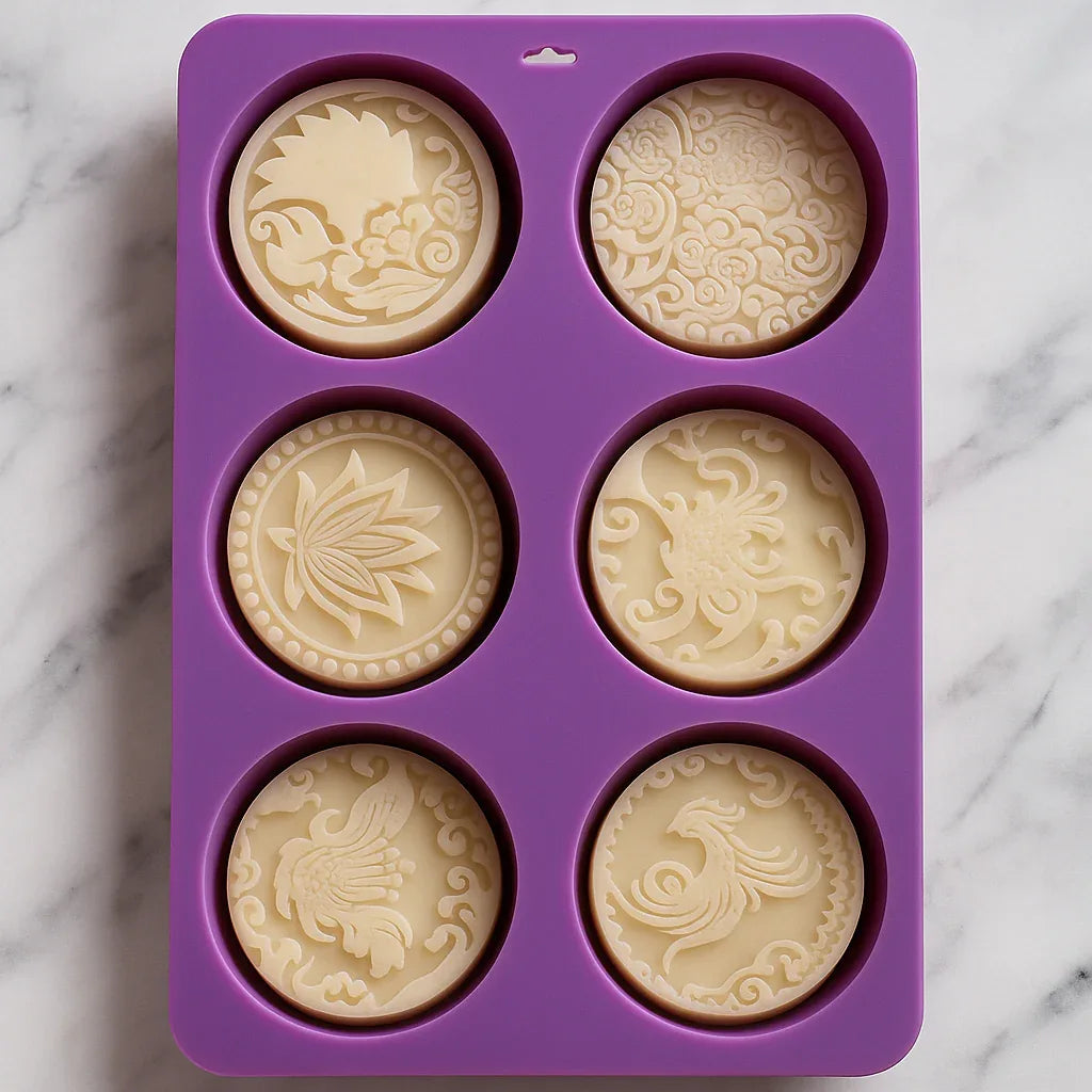 Silicone Biscuit Mold for Chocolate, Jelly, Kunafah & Soap