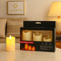 LED 3pcs Candle Set – Flameless Decorative LED Candles
