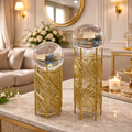 Crystal Ball Showpiece – Luxury Harmony Set (2 pcs)
