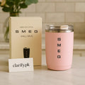 Pink SMEG Insulated Mug – Luxury Travel Cup