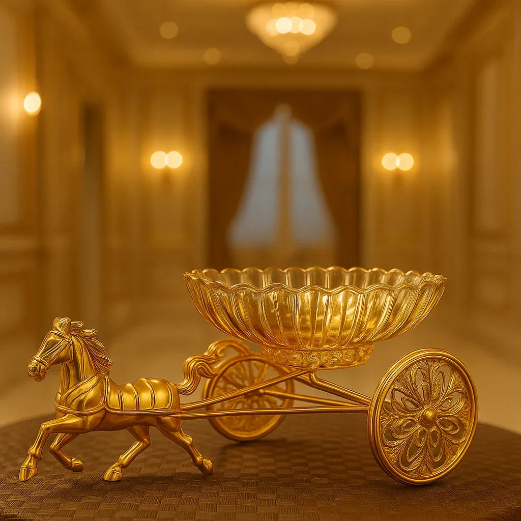 Metal Horse Candy Holder – Decorative Home Accent