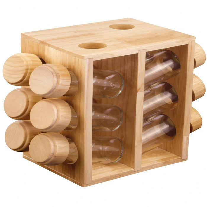 Shengya Wooden Rotating Spice Rack