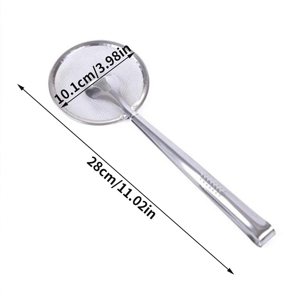2-in-1 Frying Tong Strainer – Precision Oil Drainage Tool