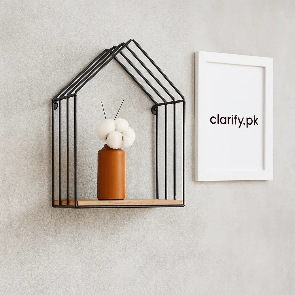 Hut Style Wall Shelf – Modern Decorative Organizer