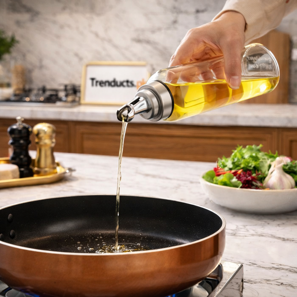 High-Durability Glass Oil & Vinegar Dispenser Bottle