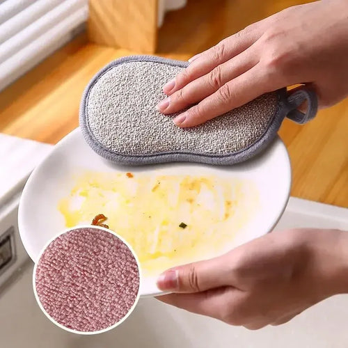 2 Pieces Double Sided Kitchen Cleaning Sponges