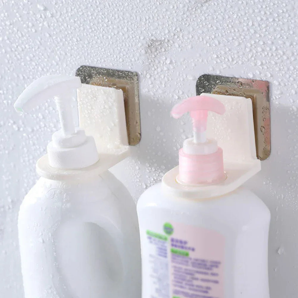 2 Pieces Wall Mounted Shampoo Holder Set