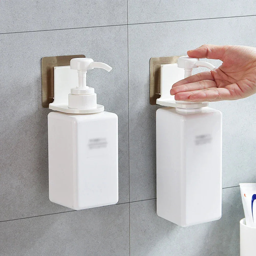 2 Pieces Wall Mounted Shampoo Holder Set
