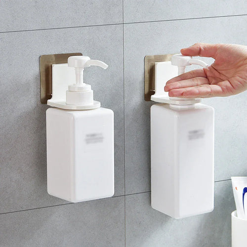 2 Pieces Wall Mounted Shampoo Holder Set