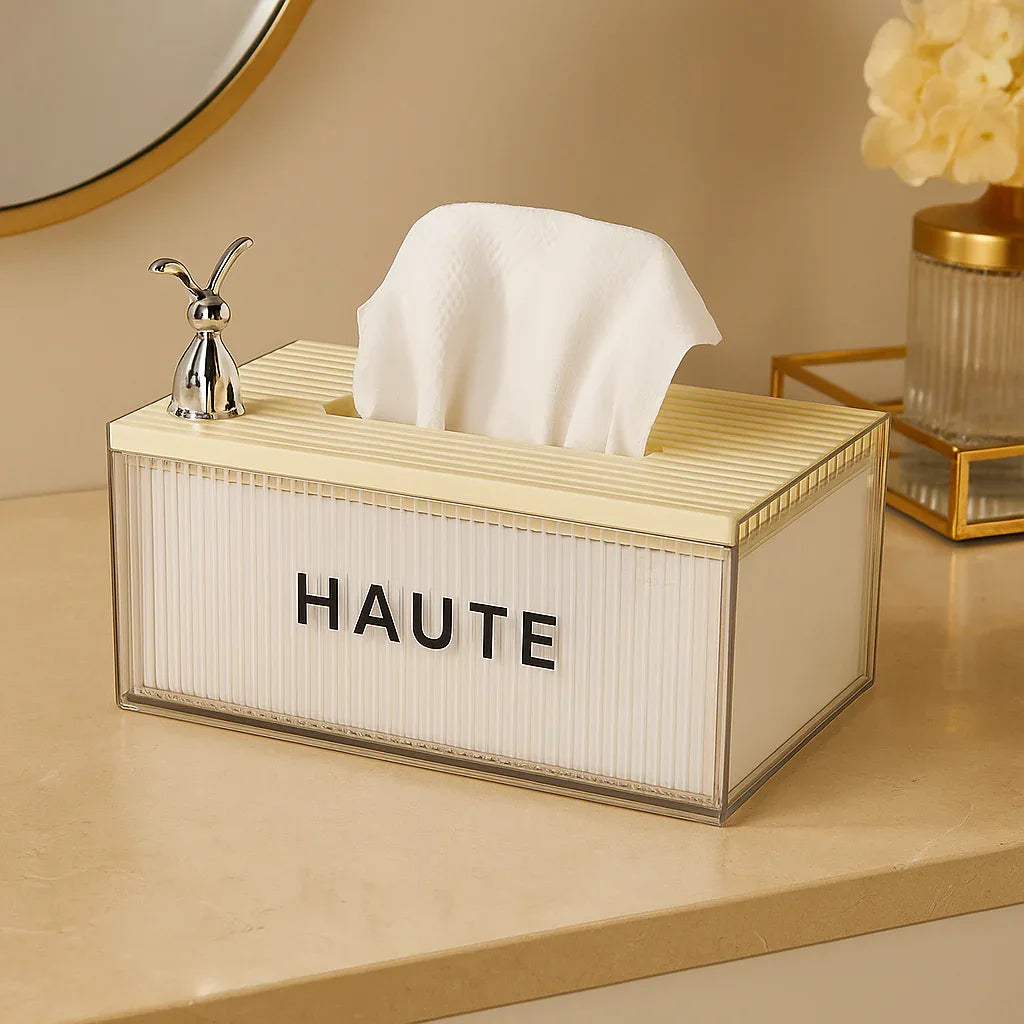 Haute Tissue Box – Stylish Modern Tissue Holder for Home & Office