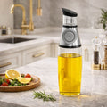 Press & Measure Oil Bottle 500ml – No Spill Control