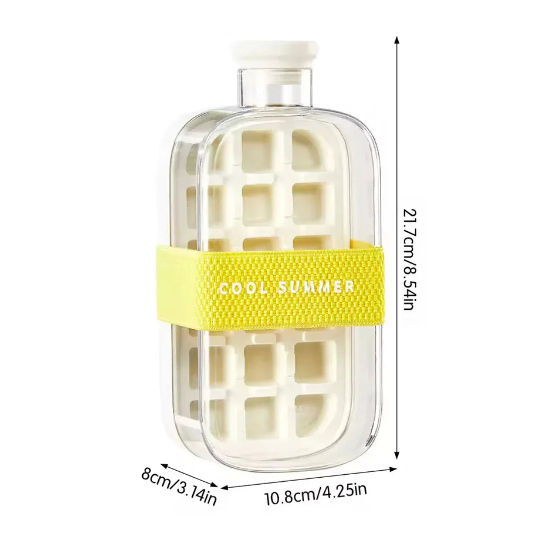 Silicone Ice Cube Tray with Straw - Leakproof