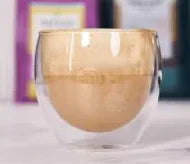 Waist Shape Glass Cup 250ml (High Quality)