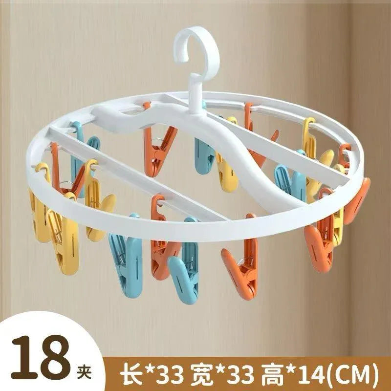 Folding Clothes Dryer Hanger – Windproof Laundry Rack