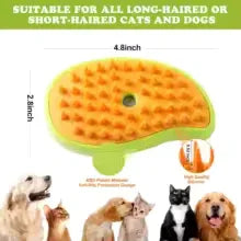 3 in 1 Steam Brush for Cats and Dogs