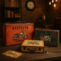 3 Piece Vintage Luggage Set with Classic Design