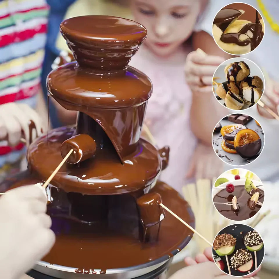 3 Tier Chocolate Fountain for Parties