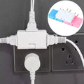 3 Way Flat Plug Adapter for Multiple Devices