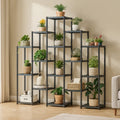 Creative Flower Shelf – Multi-Layer Plastic Plant Stand for Indoor & Outdoor