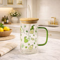 Transparent Glass Mug with Lid – Minimalist Clarity