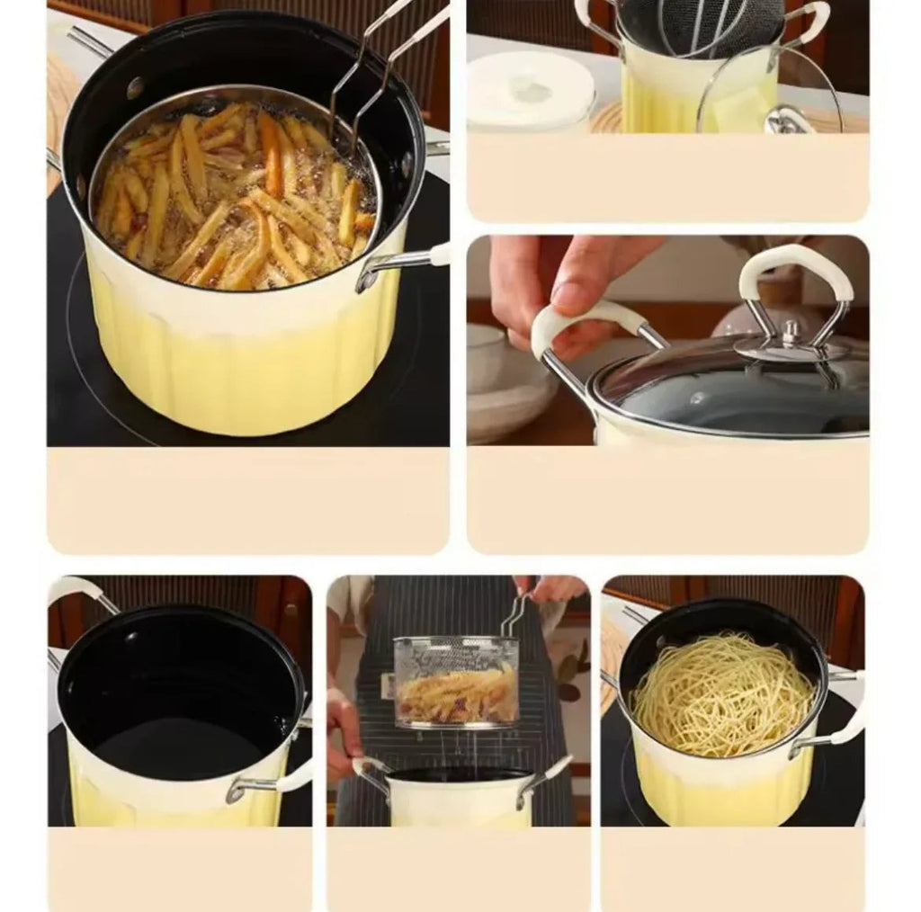 3L Deep Fryer – Stainless Steel Multipurpose Cookware
