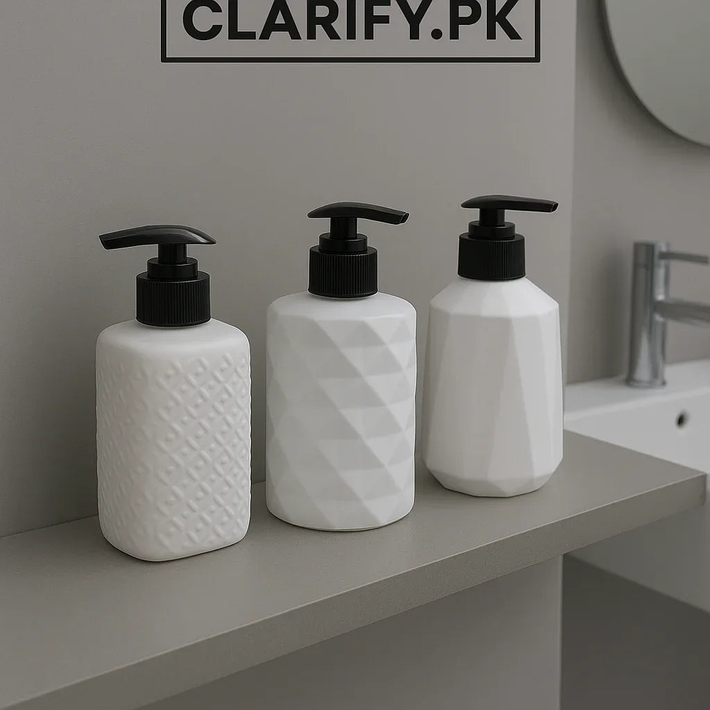 ABS Plastic Soap Pump Dispenser – Refillable Liquid Soap Bottle (Random)