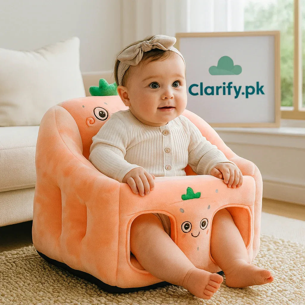 Premium Baby Support Seat – Strawberry Design