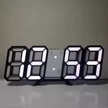 3D LED Digital Wall Clock with Bright Display