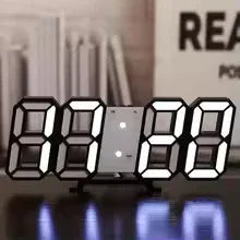 3D LED Digital Wall Clock with Bright Display