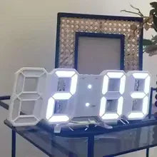3D LED Digital Wall Clock with Bright Display