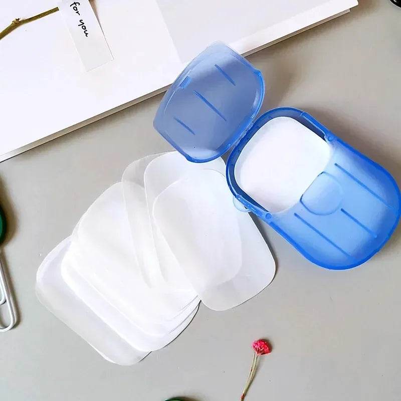 4 Box Travel Soap Paper Sheets with Case
