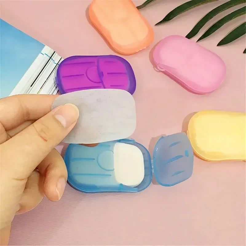 4 Box Travel Soap Paper Sheets with Case