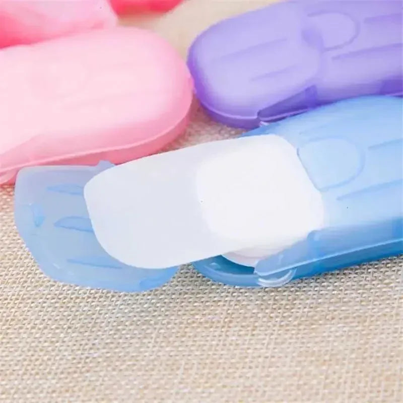 4 Box Travel Soap Paper Sheets with Case