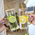 400ml Stylish Design Coffee Mug with Straw