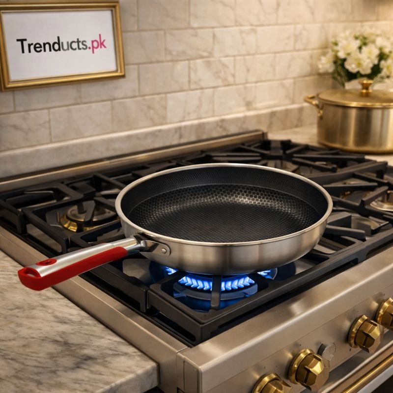 Premium Granite-Finish Non-Stick Frying Pan - Professional Die-Cast Aluminum Skillet