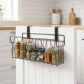 Over Cabinet Door Spice Rack – No-Drill Organizer