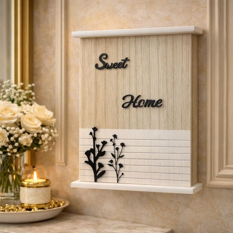 Wall Mounted Wooden Key Box – Home Organizer