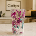 Luxury Double Layer Floral Glass Cup - Bloom Edition Drinkware