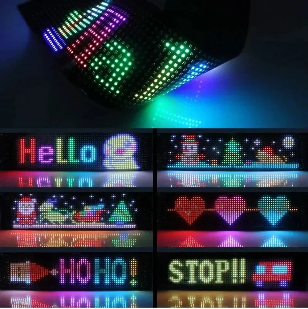 LED Matrix RGB Pixel Display – Bluetooth Car Panel