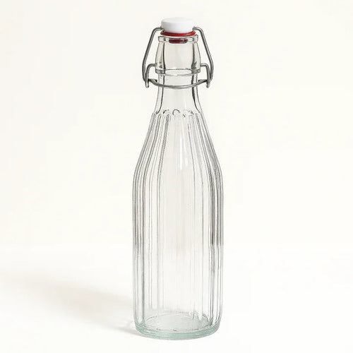 1000ml Clip Glass Bottle – Airtight Storage Bottle