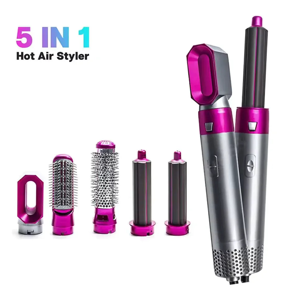 5 in 1 Hot Air Brush for Hairs - Hair Dryer Brush
