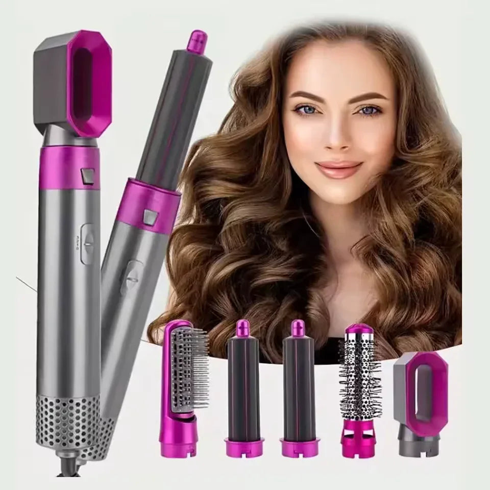 5 in 1 Hot Air Brush for Hairs - Hair Dryer Brush